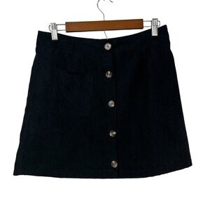 SHEIN CORDUROY BUTTON DOWN‎ MINI SKIRT